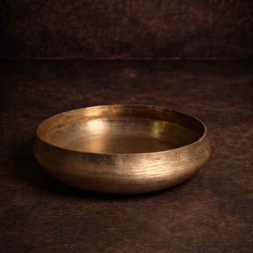 Antique Kaansa Bowl (Baatka) – 125+ Years Old | Rajasthan, Jain Household