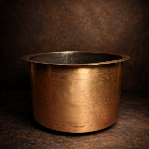 Vintage brass large size bowl ( patila)