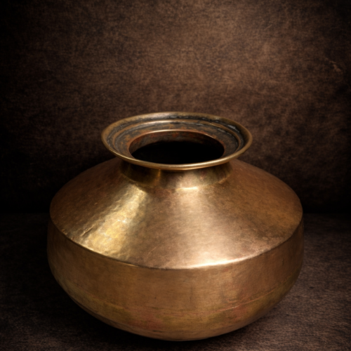 Vintage brass pot (matka)