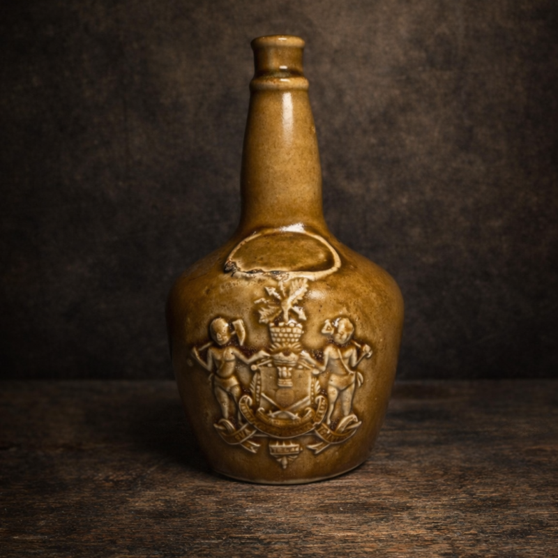 Antique Glazed Ceramic Liquor Bottle – 750Ml