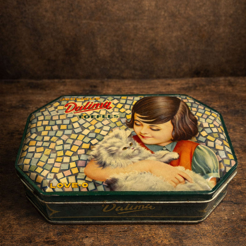 Vintage “Dalina Toffees” Tin Box