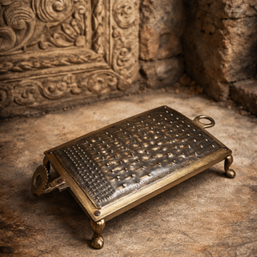 Vintage brass grater
