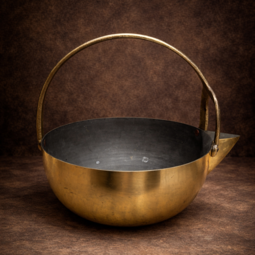 Vintage Brass Daal Server / Flower Basket