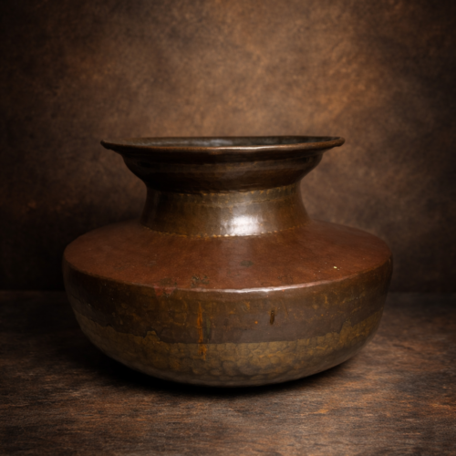 Antique brass beautiful pot