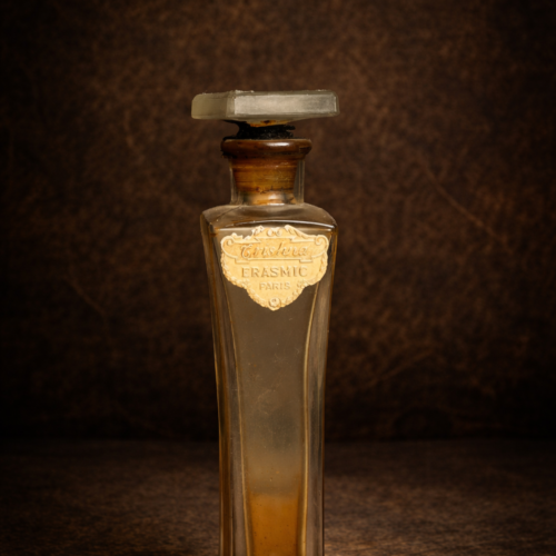 Antique French Perfume Bottle – “Krishna Erasmic Paris” (100+ Years Old)