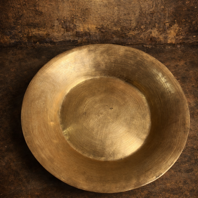 Vintage kaansa very old plate for pooja