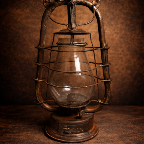 Antique Railway Oil Lantern – 100+ Years Old | Original Industrial Heritage Piece