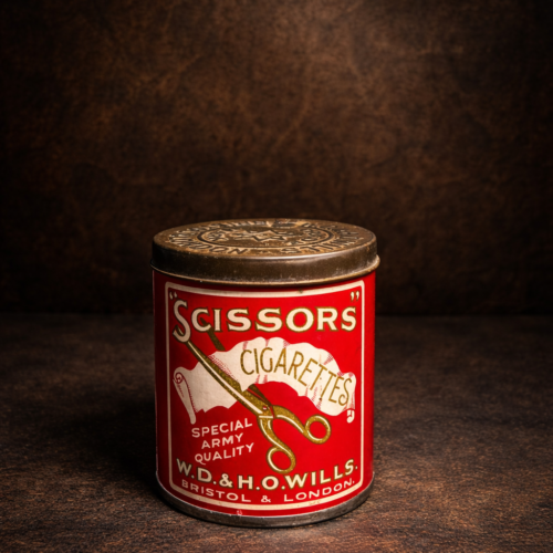 Vintage “SCISSORS” Cigarettes Tin – W.D. & H.O. Wills (Bristol & London)
