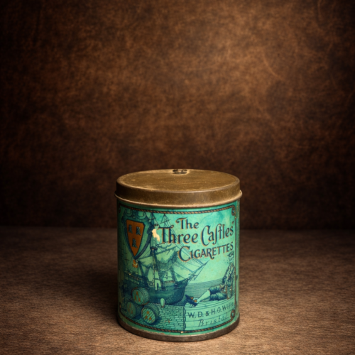 Vintage “The Three Castles” Cigarettes Tin – W.D. & H.O. Wills (Bristol & London)