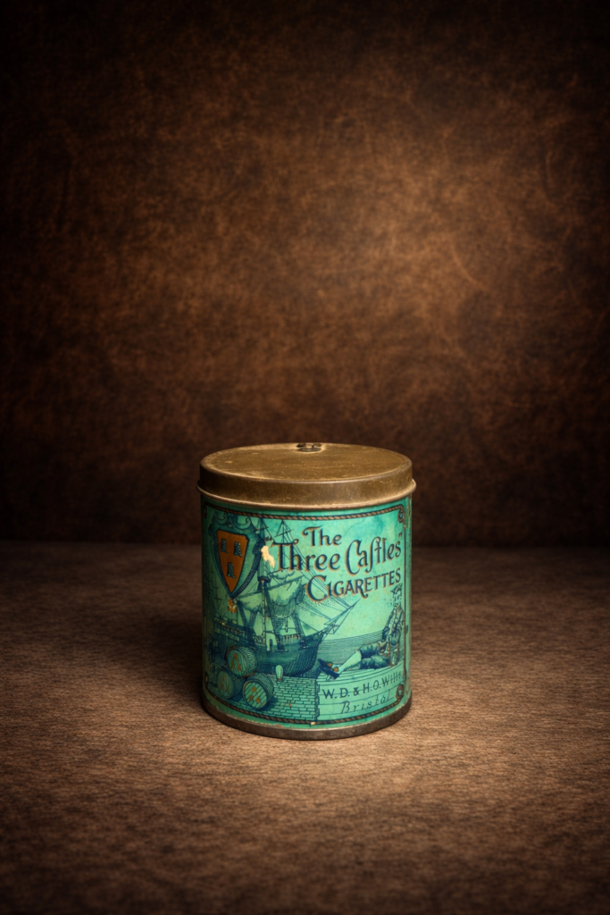 Vintage “The Three Castles” Cigarettes Tin – W.D. & H.O. Wills