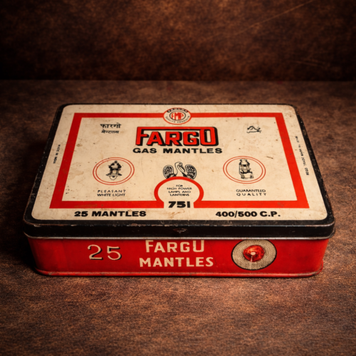 Vintage “FARGO” Gas Mantles Tin Box (No. 751 – 25 Mantles)