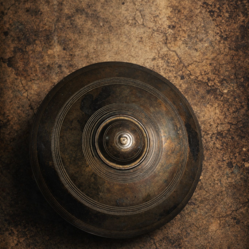 Antique Brass Bridal Vanity Mirror (Traditional Wedding Gift)