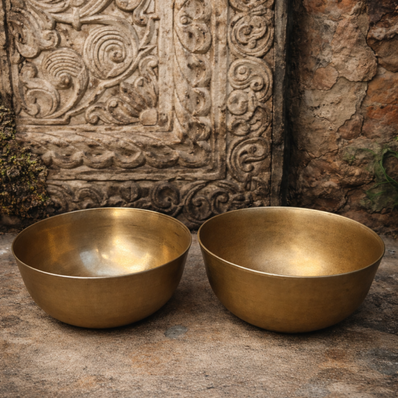 Vintage kaansa 2 pcs bowl set