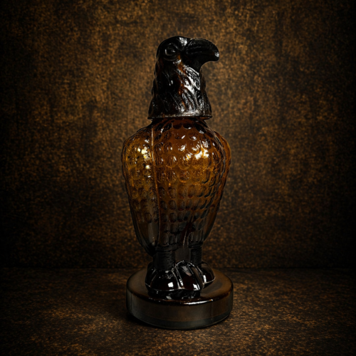 🦅 Vintage Eagle Mini Decanter Bottle (Half / Quarter Size)