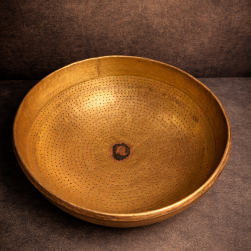 Vintage brass large size strainer (chalni)