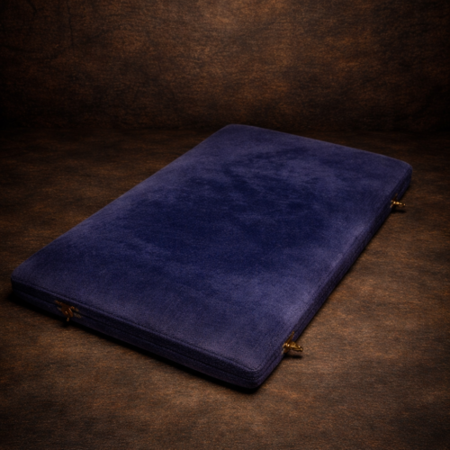 Antique Velvet Sathlada Necklace Storage Box – 100+ Years Old Royal Collectible