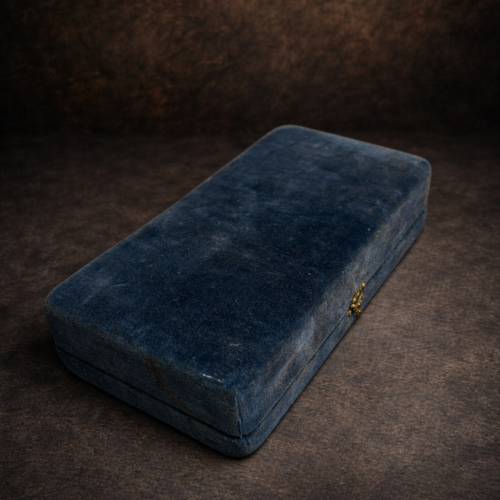 Antique Velvet Bangle Jewellery Box (Original Presentation Case)