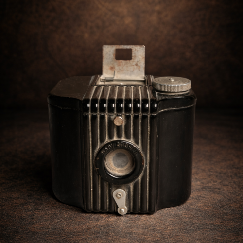 Vintage Kodak Baby Brownie Camera – Made in England (Rare Mini Box Camera Collectible)