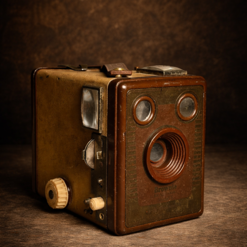 Vintage Kodak Brownie Box Camera (Early 20th Century)