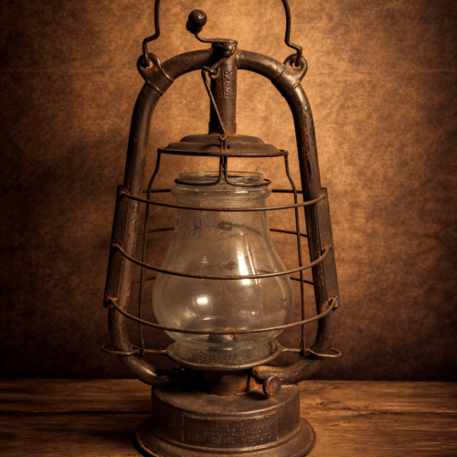 Vintage Industrial Oil Lantern (German Make – ADOLPH DOHSE HAMBURG)