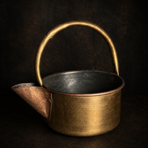 Rare Vintage Handcrafted Brass Ganga Jali / Traditional Brass Water Pot