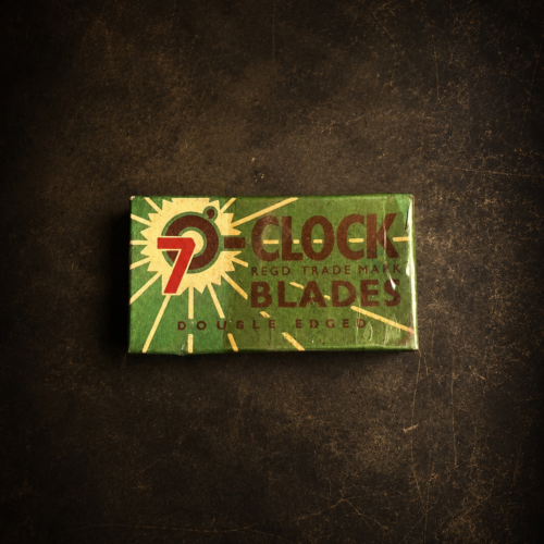 Original Vintage 7 O’Clock Double Edge Blades Pack – Made in England
