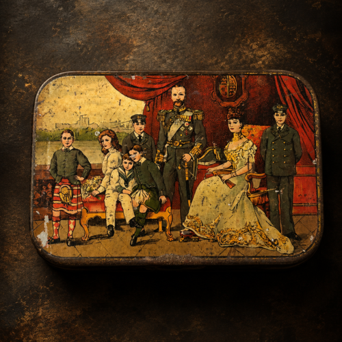 Rare Vintage “Jasmine” Brand Lithograph Tin Box