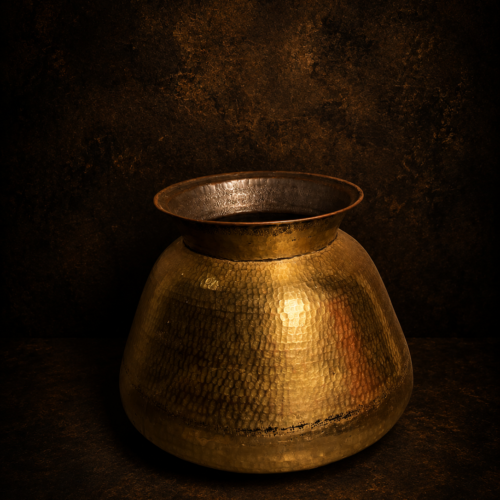 Vintage brass beautiful pot