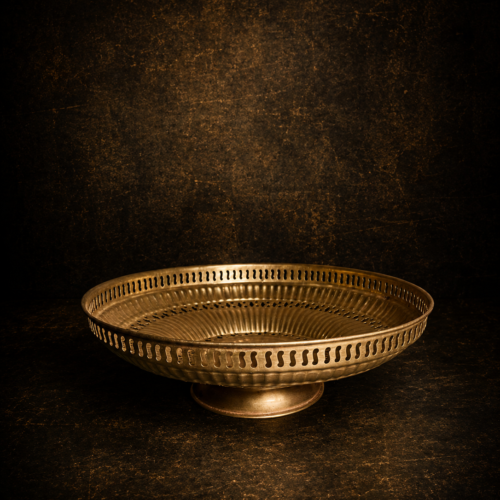 Vintage brass beautiful basket