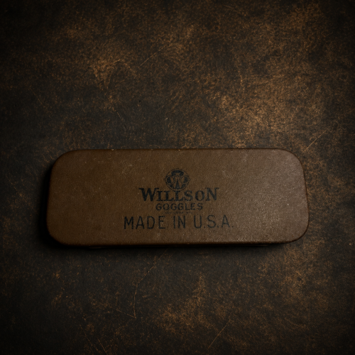 Vintage Willson Goggles Metal Storage Case – Made in U.S.A.