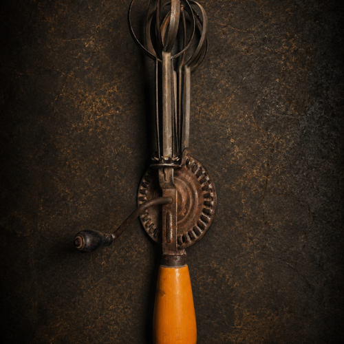 Vintage Rotary Hand Whisk / Manual Kitchen Mixer