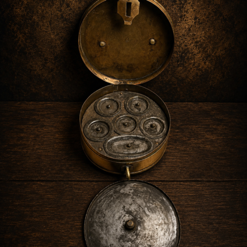 Original Vintage Brass Paan Daan Box | 90+ Years Old Traditional Betel Box
