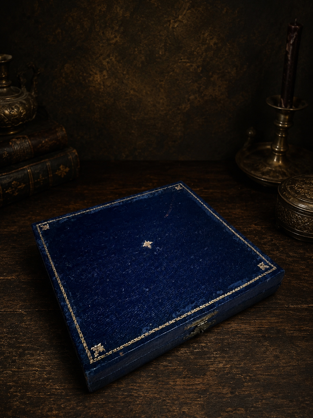 Original Vintage Jewellery Box | Handcrafted Decorative Storage Box | 90+ Years Old