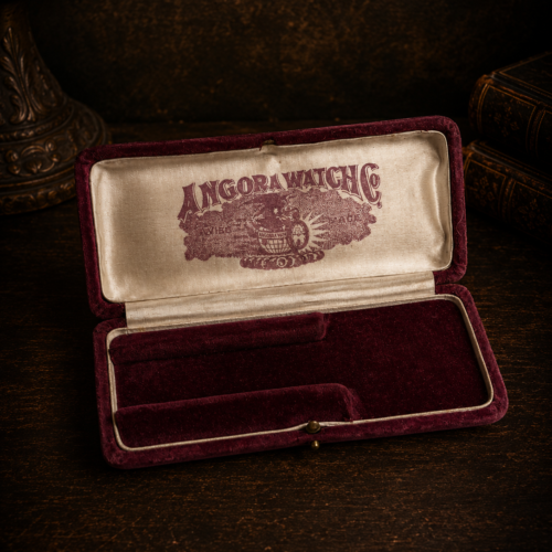 Vintage Angora Watch Presentation Box