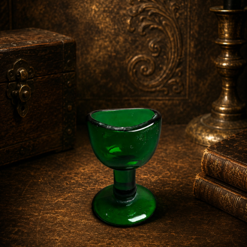 Vintage Emerald Green Eye Wash Cup