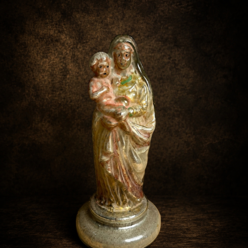 Vintage Madonna & Child Porcelain Figurine