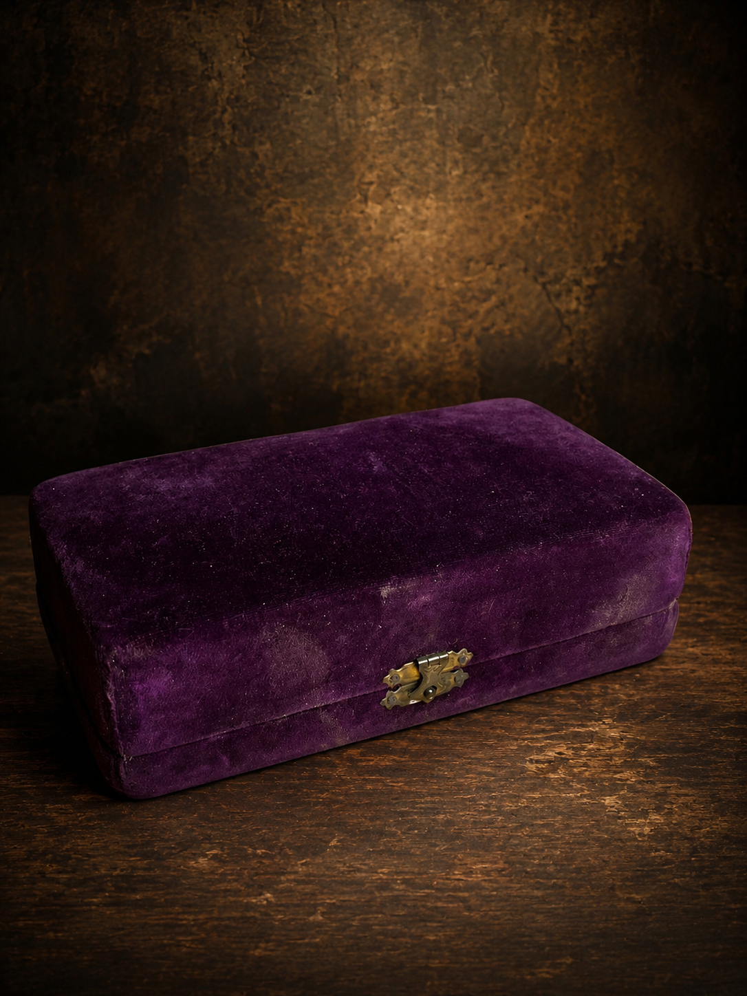 Original Vintage Velvet Presentation Box | 90+ Years Old Royal Storage Case