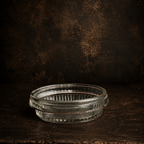 Vintage Oval Glass Ashtray / Trinket Dish | Elegant Pressed Glass Collectible