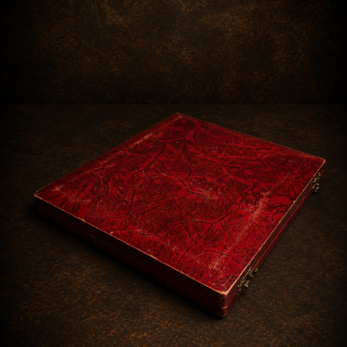Rare Vintage Presentation Box with Velvet Interior | Royal Collectible Storage Case