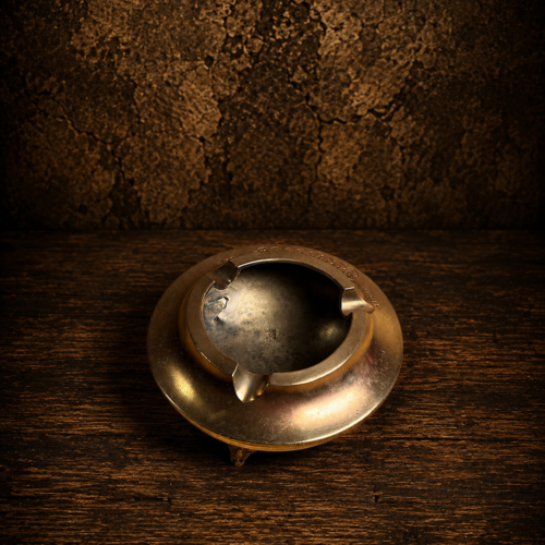 Vintage brass ash tray
