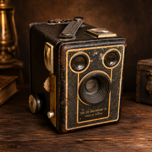 Vintage Kodak Six-20 Brownie D Box Camera