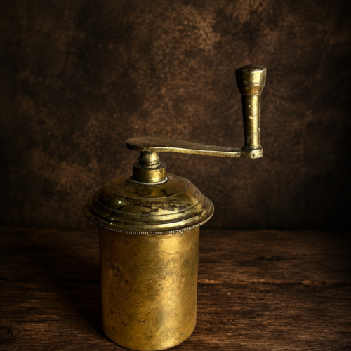 Vintage Brass Bhujia & Ghujia Press Machine with 4 Interchangeable Discs | Hand Operated