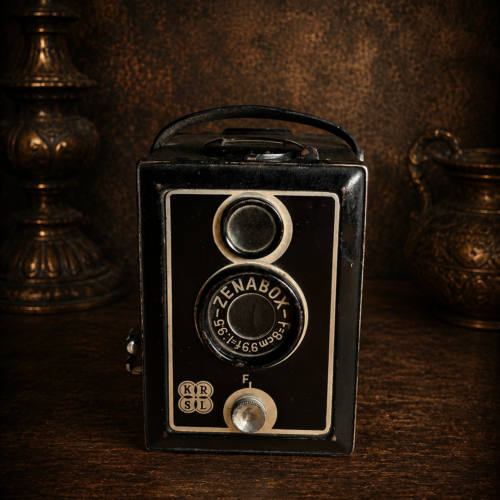 Vintage Zena-Box Twin Lens Camera | Classic Box Camera Collectible