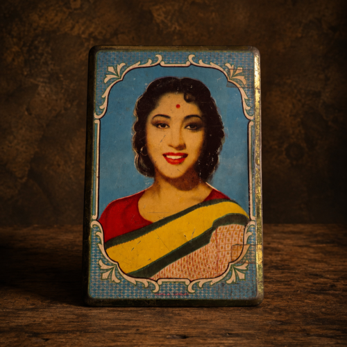 Antique Vintage Malasina Tin Box