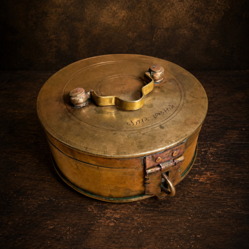 Vintage brass beautiful paan daan