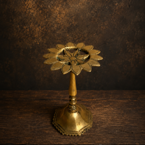 Vintage brass beautiful diya