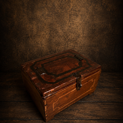 Antique Wooden Galla / Traditional Cash Box with Compartments