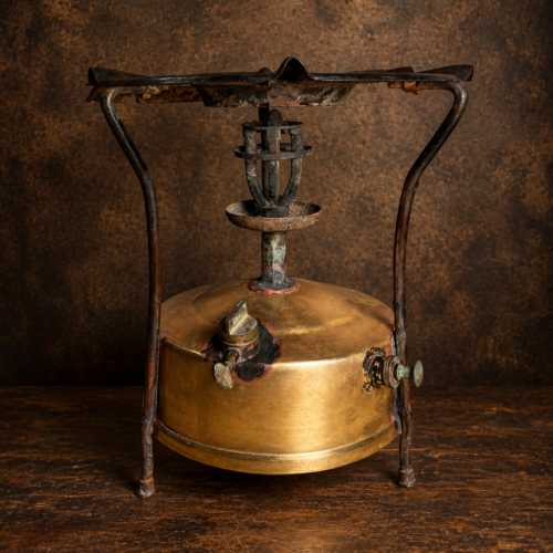 Vintage brass stove