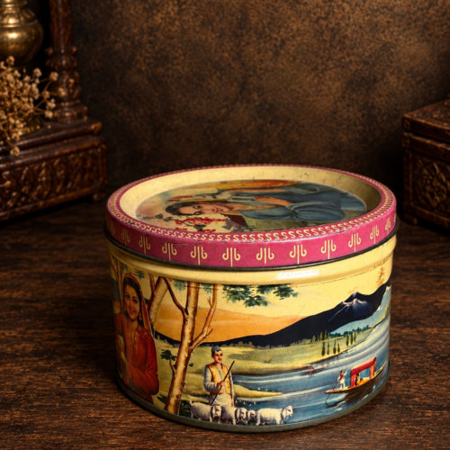 Vintage Morton “Sweets of Distinction” Illustrated Tin Box