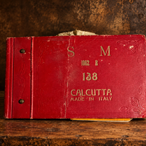 Rare Extra-Large Vintage Italian Fabric Sample Catalogue – Calcutta Textile Trade Album | Original Illustrated Label | Made in Italy